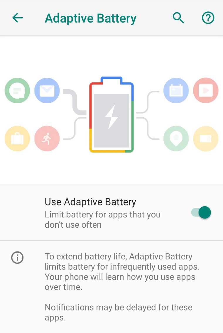 Adaptive Battery causing delayed notifications on Android Pie